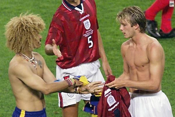 世界杯预选赛贝克汉姆任意球(万人迷贝克汉姆)(3)