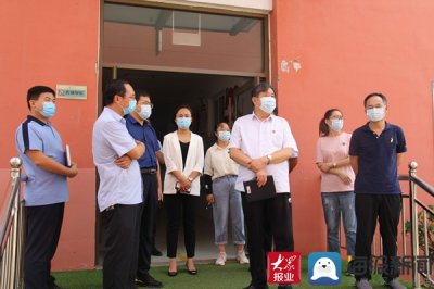 ​滨州市城市管理局副局长孟祥东到沾化区泊头镇实验学校督导秋季开学工作