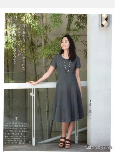 ​3款连衣裙裁剪图（附款式图）